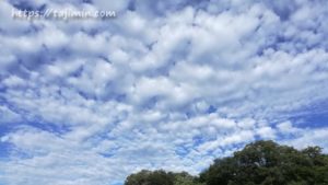 2018年7月の多治見の空